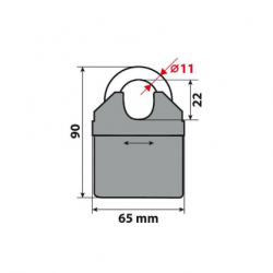 Łańcuch zabezpieczenie motocyklowe LAMPA C-Lock 2m